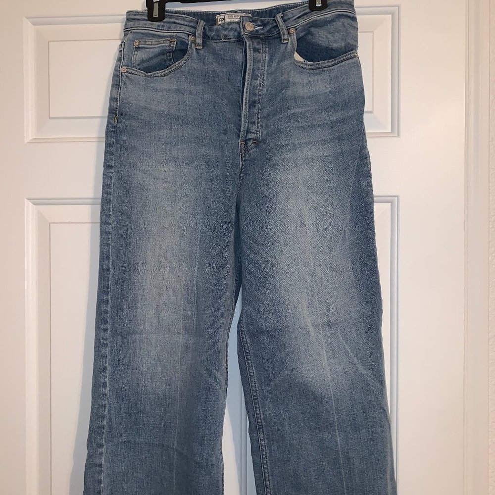 Free People Wales Wide-Leg Jeans
